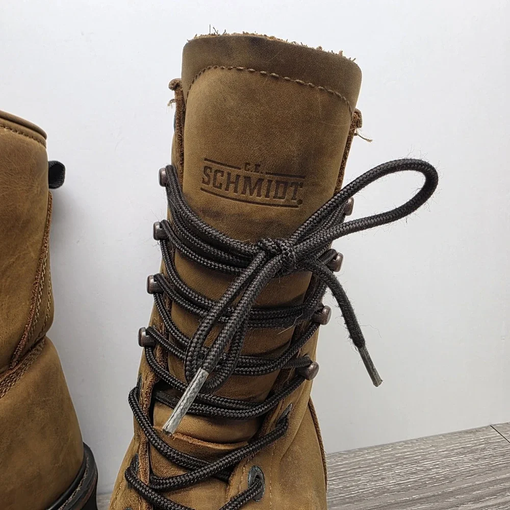C.E. SCHMIDT Boots - US SZ 10M - CES009TS -  Steel‎ Toe Leather Work Boots